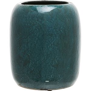 Decoratieve vaas in turquoise groene zandsteen H20