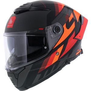 MT Thunder 4 SV Integraal helm Ergo zwart rood oranje XL