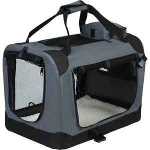 Katten Vervoersbox - Reistas - Transportbox - Reismand - Kattenvervoersbox - Transporttas - Kattendraagtas - Draagtas - Grijs