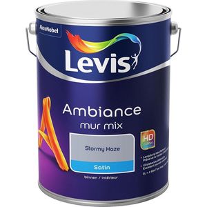 Levis Ambiance Mur Satin Mix - Stormy Haze - 5 L