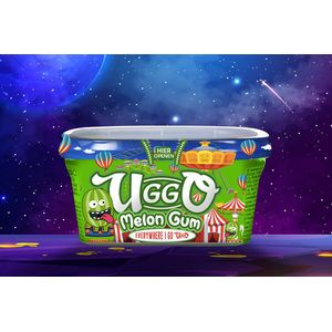 Uggo Candy Melon Gum 12x180gr - Snoep - Overheerlijke Kauwgom