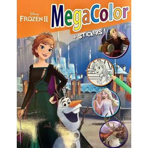 Megacolor kleurboek Frozen II + stickers