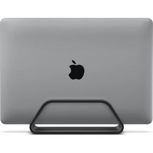 Verticale laptopstandaard MacBook Pro MacBook Air Laptophouder Apple Laptop Bureaustandaard Aluminium Zwart