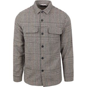 Suitable Overshirt Augustus Flanel Beige - Maat L - Heren