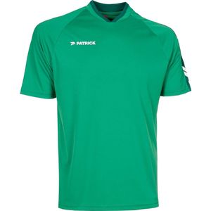 Patrick Dynamic Shirt Korte Mouw Kinderen - Groen / Donkergroen | Maat: 7/8