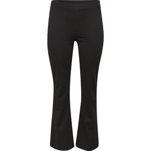 KAFFE Kcjenna Flared Leggings - Zwart - 76% Polyester (Recycled) - Elastische Band