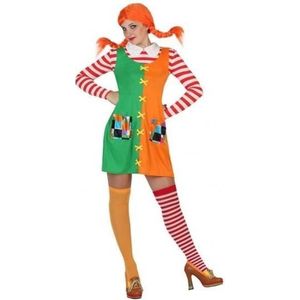 Verkleed kostuum - sterk meisje - kostuum voor dames - carnavalskleding - voordelig geprijsd 34-36