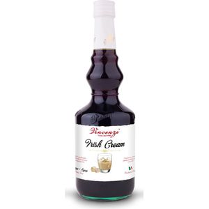 Vincenzi Siroop Irish Cream - Koffiesiroop - 700ml - alcoholvrij - glutenvrij