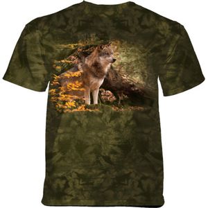 T-shirt Autumn Grey Wolf S