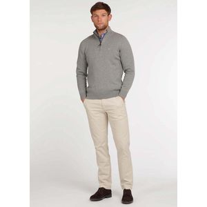 Barbour Cotton half zip - grey marl