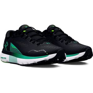 UNDER ARMOUR HOVR Infinite 5 Hardloopschoenen - Black / White / Green Breeze - Heren - EU 44 1-2