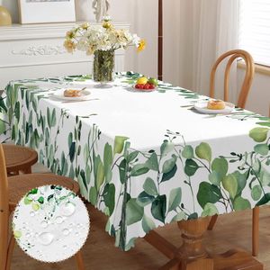 Tafelkleed rechthoekig, florals tuintafelkleed, vlekbescherming, onderhoudsvriendelijk, afwasbaar, vuilafstotend, voor keuken, eettafel, salontafel, feesten, diner, 110 x 140 cm