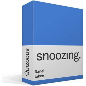 Snoozing - Flanel - Laken - Eenpersoons - 150x260 cm - Meermin