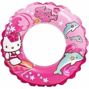 Opblaasbare zwemband Hello Kitty roze 51 cm zwemring