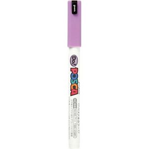 Krijtstift - Fineliner - Universele Marker - Pastel Paars - Uni Posca Marker - PC-1MR - 0,7mm - 1 stuk