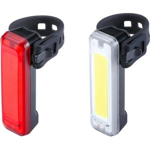 BBB Cycling Signal Fietsverlichtingsset - Fietslampjes - Fietsverlichting USB Oplaadbaar - Voor- en Achterlicht - 57 Lumen - Accu 35 uur - Waterdicht - BLS-138