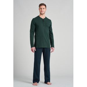 Schiesser – Fine Interlock – Pyjama – 175640 – Dark Green - 54