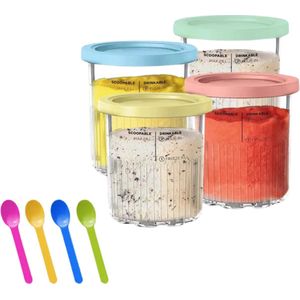 Nivard Bekers - Accessoires Geschikt Voor Ninja Creami - Ijsmachine - 8st - 24oz