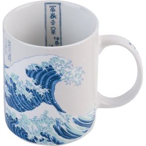 De Grote Golf voor Kanagawa Mok - Hokusai Theekop - Koffiemok met een inhoud van 300 ml - Officieel gelicentieerd