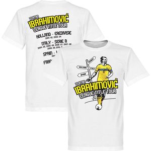 Zlatan Ibrahimovic 9 LA T-Shirt - Wit - 5XL