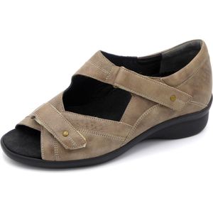 Durea Dames Sandaal - 7224-219-5702 Taupe - Wijdte K - Maat 3�½ (36.5)