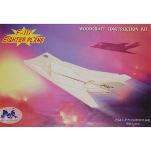 Houten bouwpakket F-117 vliegtuig