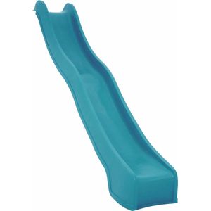 Losse Glijbaan 3 meter Turquoise Blauw (voor platformhoogte 150 cm) | Aanbouwglijbaan voor Buiten in de Tuin | Voor o.a. Speeltoestel of Speelhuisje | Plastic / Kunststof / HDPE