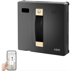 Robot Ramenreiniger - Robot raamwasser - Robot ramenwasser - Dubbel watersproeier - Slim geheugen - Afstandsbediening - App control - Zwart