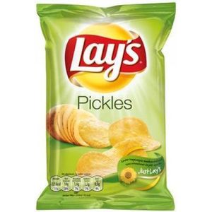 Lays Pickles Chips Doos - 20 x 40 Gram