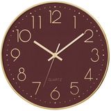 Wandklok met stil mechanisme Ø 30 cm