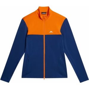 Skipully J.Lindeberg Men Banks Mid Layer Estate Blue-M