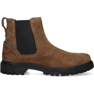 McGREGOR Heren Boots - Bruin - Chelsea Boots - Suède - Elastiek