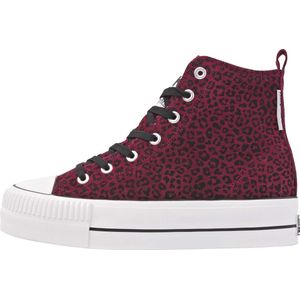 KAYA MID Dames sneakers hoog - Donker roze - maat 39