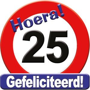 Huldeschild - 25 jaar