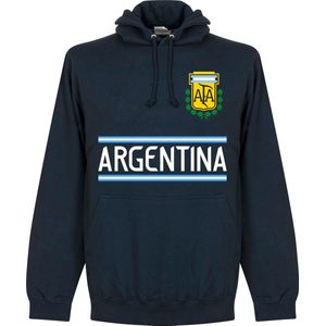 Argentinië Team Hoodie - Navy - Kinderen - 140