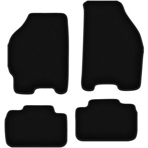 BASIC zwarte veloursmatten voor: Fiat Punto II hatchback (1999-2010)