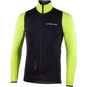 Nalini - Heren - Fietsjack winter - Winddicht Warm Wielrenjack - Geel - Zwart - NEW CARENA JKT2 - L