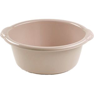 Plasticforte Afwasteiltje - rond - 25L - taupe - kunststof - afwasbak - 54 x 21 cm