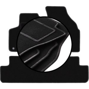 Complete set veloursmatten voor: Chevrolet Rezzo minivan (2000-2011)
