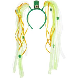 dressforfun - St. Patrick’s Day Hoofddeksel slangen en banden - verkleedkleding kostuum halloween verkleden feestkleding carnavalskleding carnaval feestkledij partykleding - 302549