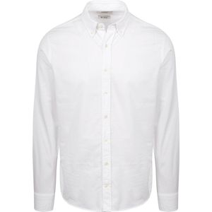 King Essentials The Tommy Oxford Overhemd Wit - Maat XL - Heren