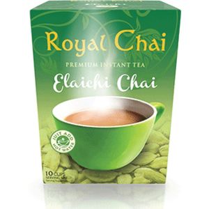 Royalchai Cardamom, ongezoet. Per 4 doosjes (a 10 sachets)