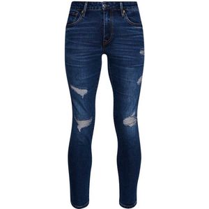 SUPERDRY Vintage Slim Straight Jeans - Heren - Stanton Bright Blue - W32 X L32