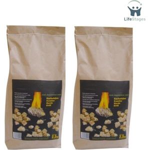 LifeStages - Aanmaakwokkels - Vuurballen - Open Haard Aansteker - 5 kg