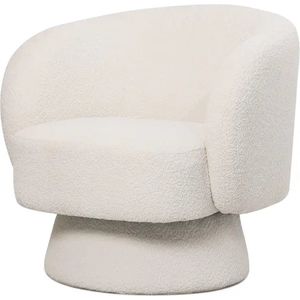 Fauteuil Esmee in stof Bouclé naturel