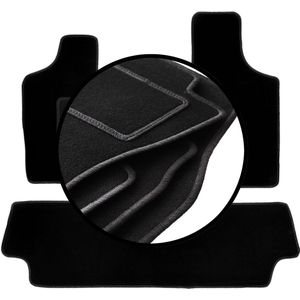 Complete set veloursmatten voor: Chrysler Grand Voyager III minivan (2000-2008)