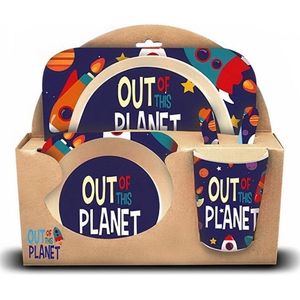 Kids Licensing Lunchset Out Of This Planet Bamboe 5-delig