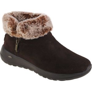 Skechers On The Go Joy-Savvy 144003-CHOC, Vrouwen, Bruin, Laarzen,Sneeuw laarzen, maat: 36