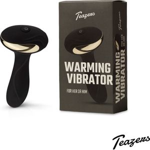 Teazers Verwarmende Buttplug – Vibrerende Buttplug – Anaal Vibrator – Sex Toys voor Mannen en Vrouwen �– Zwart