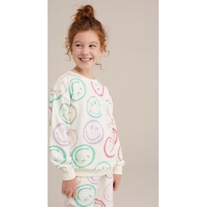 WE Fashion Meisjes SmileyWorld® trui met dessin